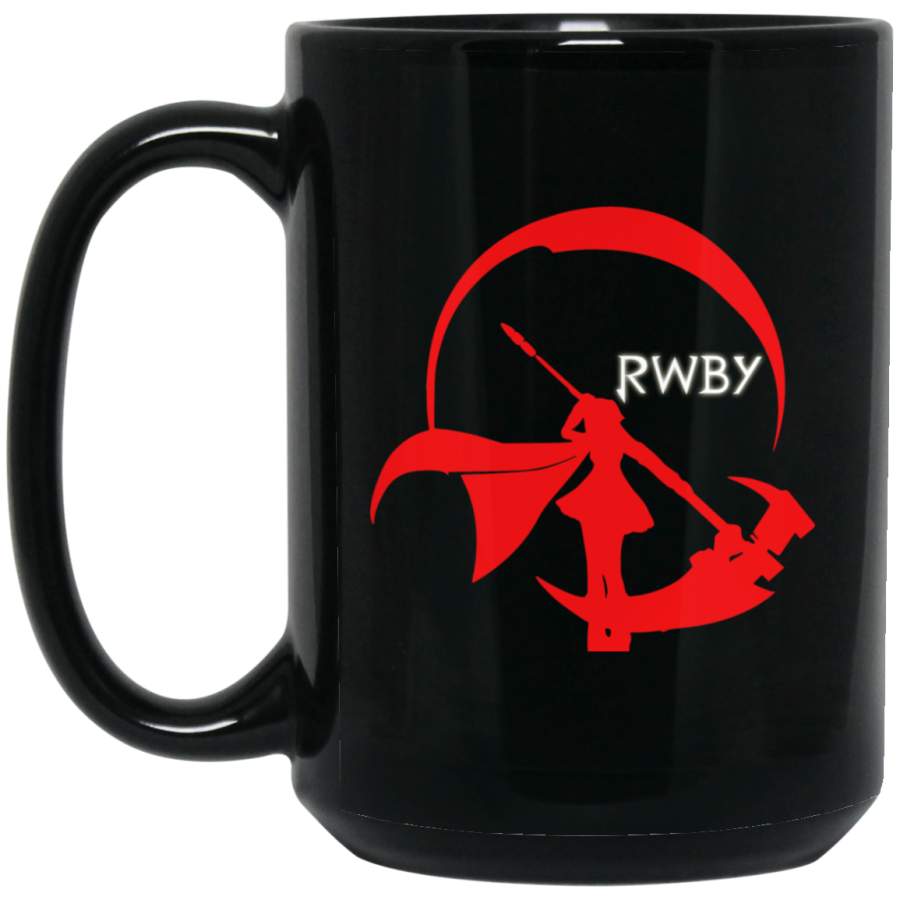 RWBY Ruby Rose Anime Black Big Mug