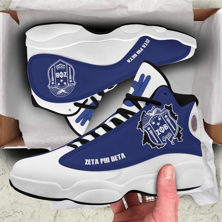 Zeta Phi Beta High Top Sneakers