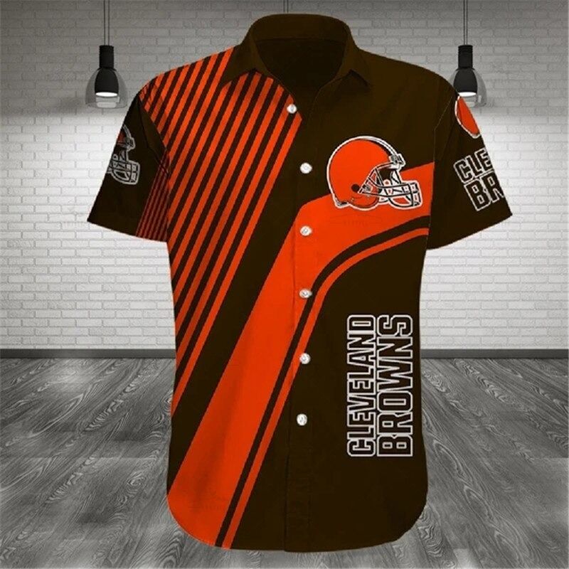 Cleveland Browns Shirt Summer Cross Design S