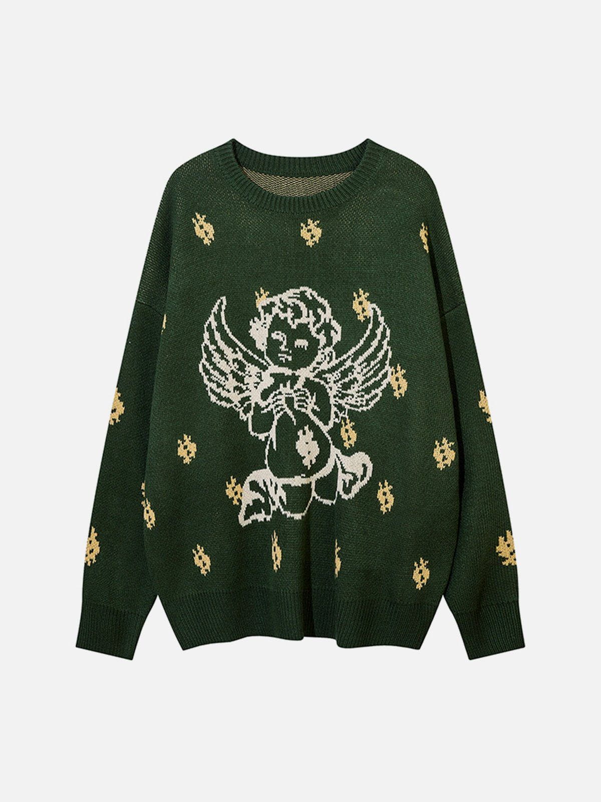 Talishko™ – Vintage Angel Graphic Sweater