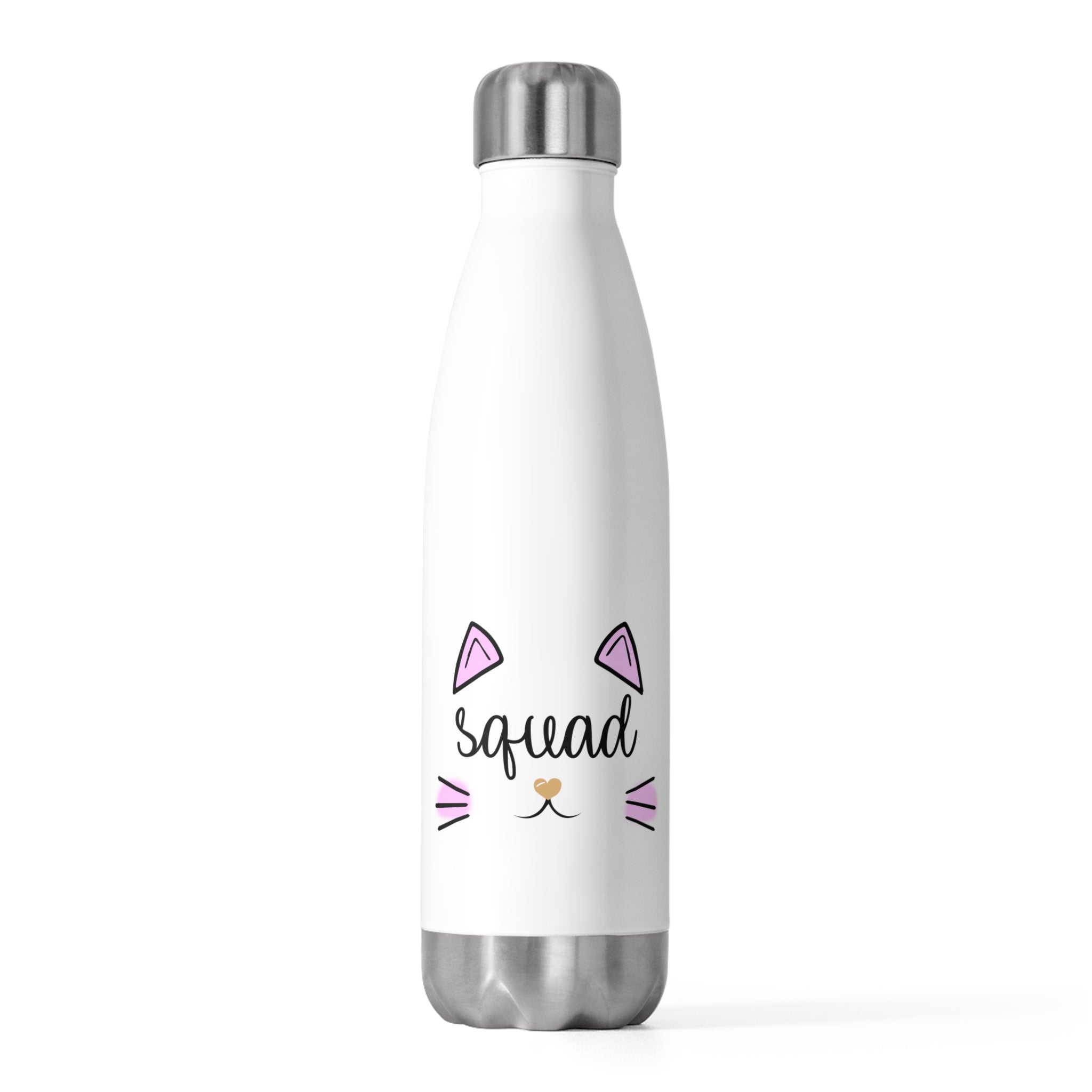 Squad Cat Bachelorette Team Bride Shirt Bridal Party Shower Gift Bridesmaid Shirts 20Oz Insulated Bottle