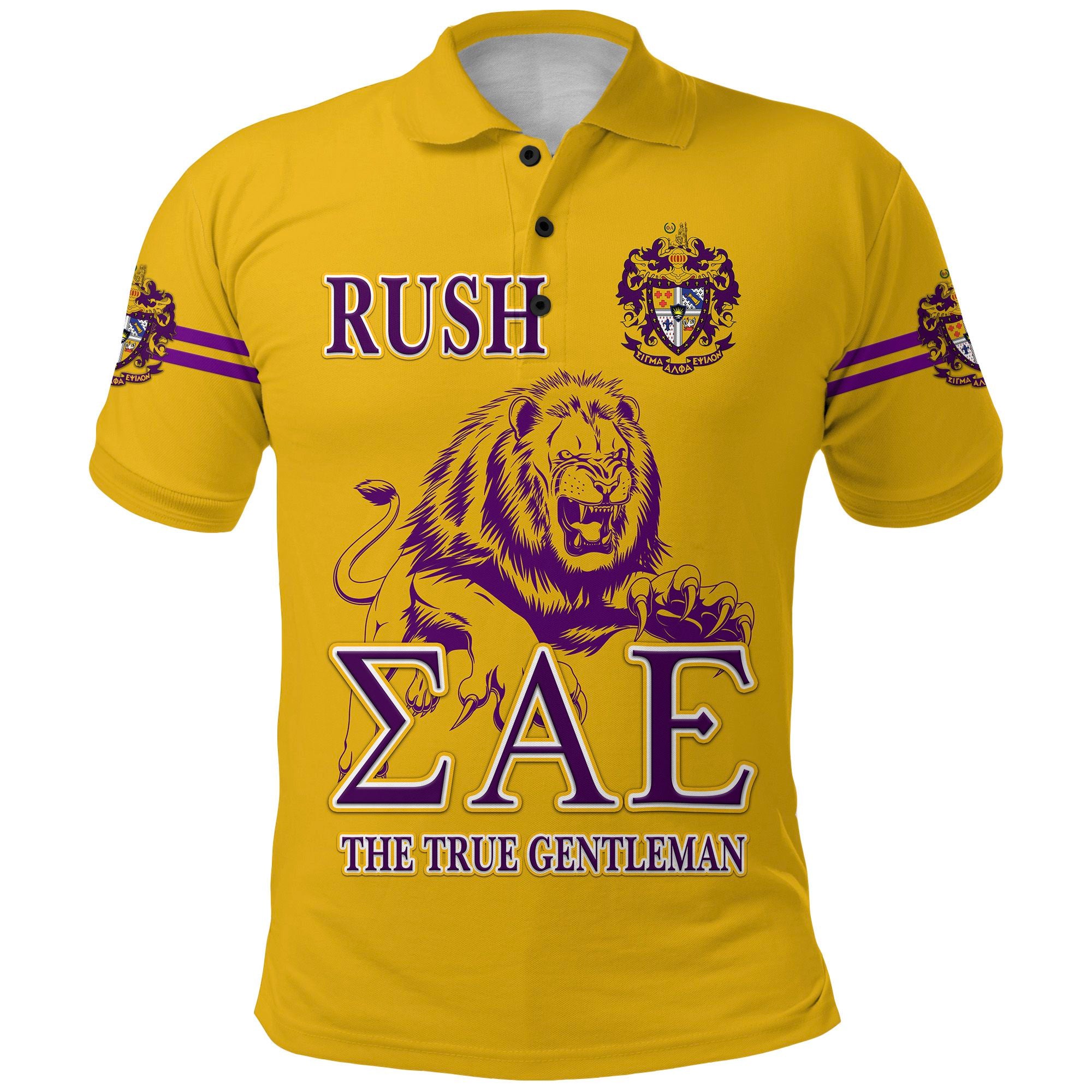 Sigma Alpha Epsilon Sae Polo Shirt Lion Rush – The True Gentleman Lt8