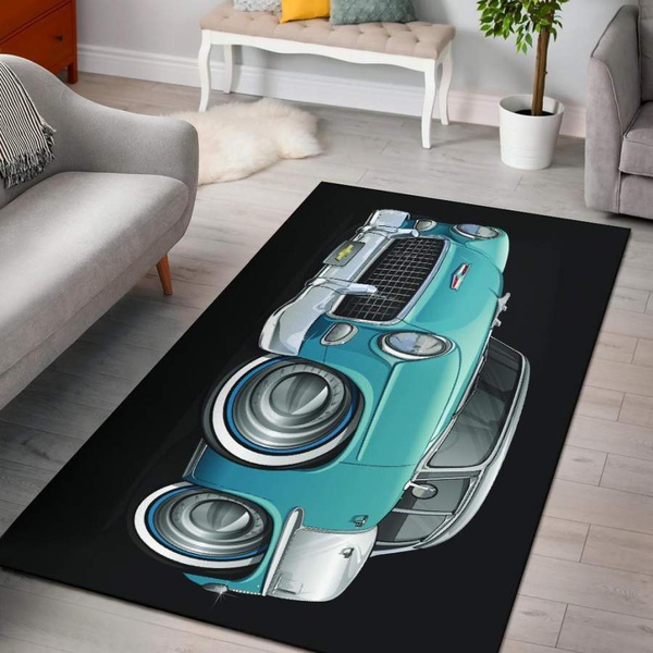 1956 Chevrolet Car Area Rug