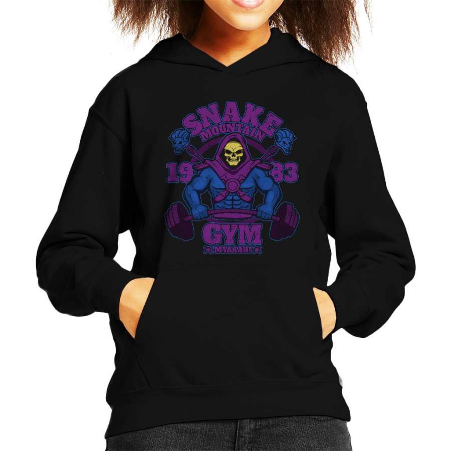 He Man Skeletor Snake Mountain Gym Kid’s Hooded Sweatshirt