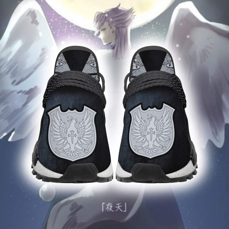 Silver Eagle NMD Sneakers Magic Knight Black Clover Anime Shoes