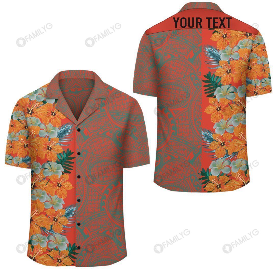 Hibiscus Flowers – Polynesia – Haka Style Hawaii Shirt Summer Hawaiian For Men, Women, Couple