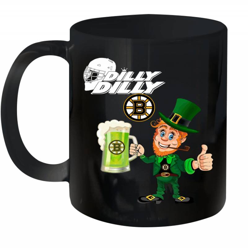 Boston Bruins Dilly Dilly Saint Patrick Day Ceramic Mug 11oz