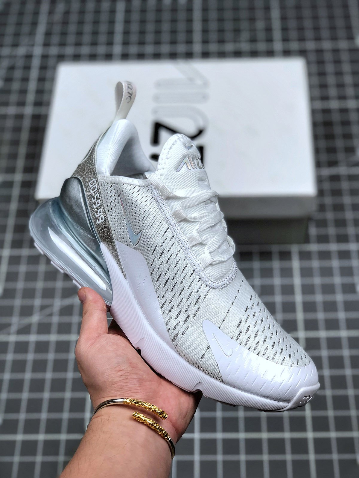 Nike Air Max 270 Metallic Summit White CD8497-100 5339822