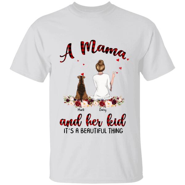 A Mama And Her Kids It’S A Beautiful Thing Personalized Dog T-Shirt Ts-Nn792
