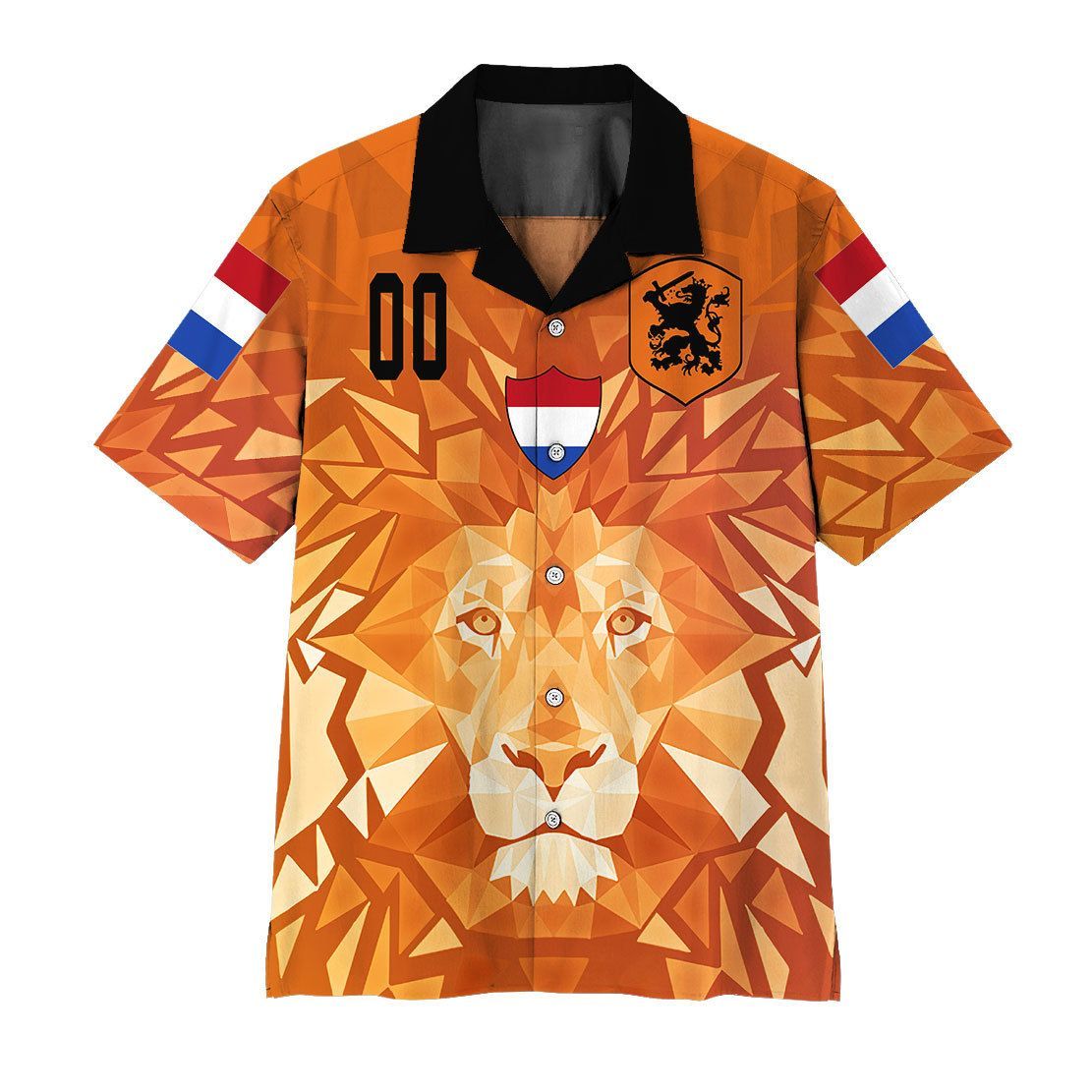 Gearhumans Gearhuman Netherlands Football Supporter Hawaiian Shirt Ha75522