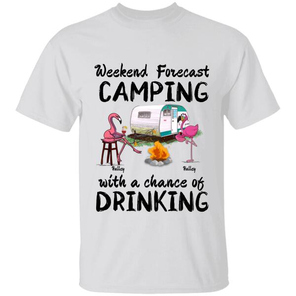 Weekend Forecast Camping Personalized Shirts. Ts-Gh123