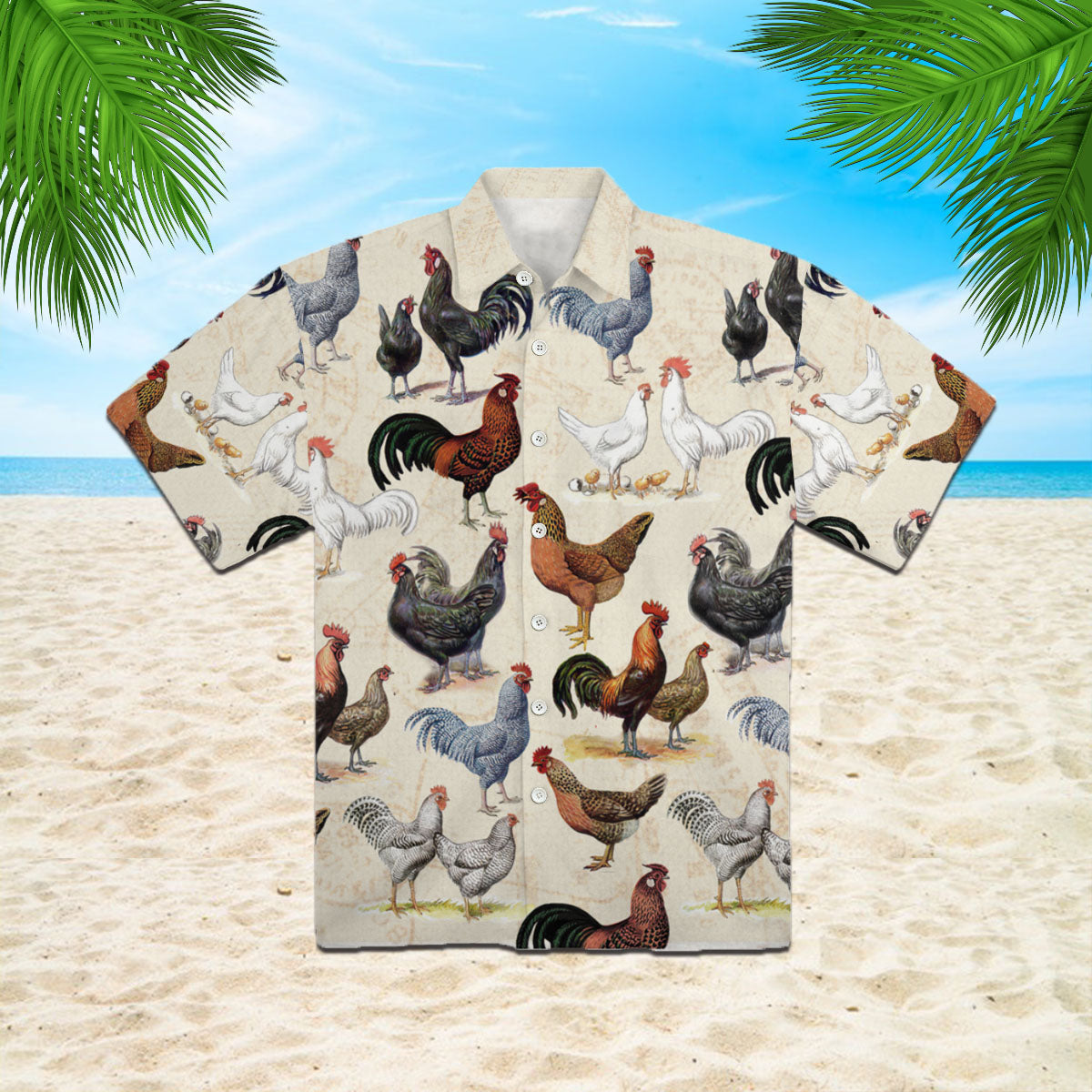 Different Breeds Of Chickens Hawaii Shirt For Men Women Ha81499