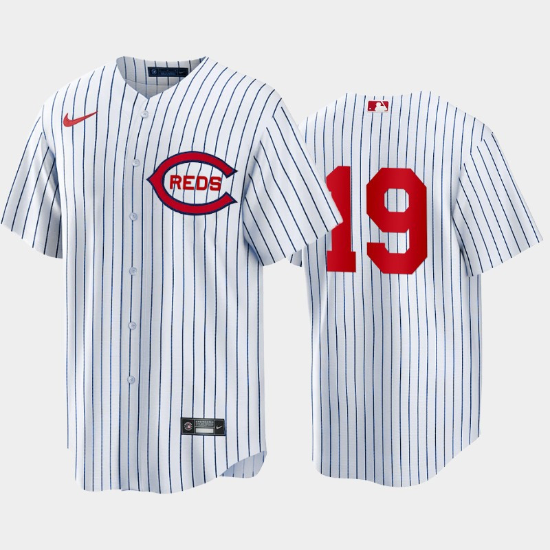 Cincinnati Reds 19 Joey Votto White 2022-23 Field of Dreams Jersey Men’s