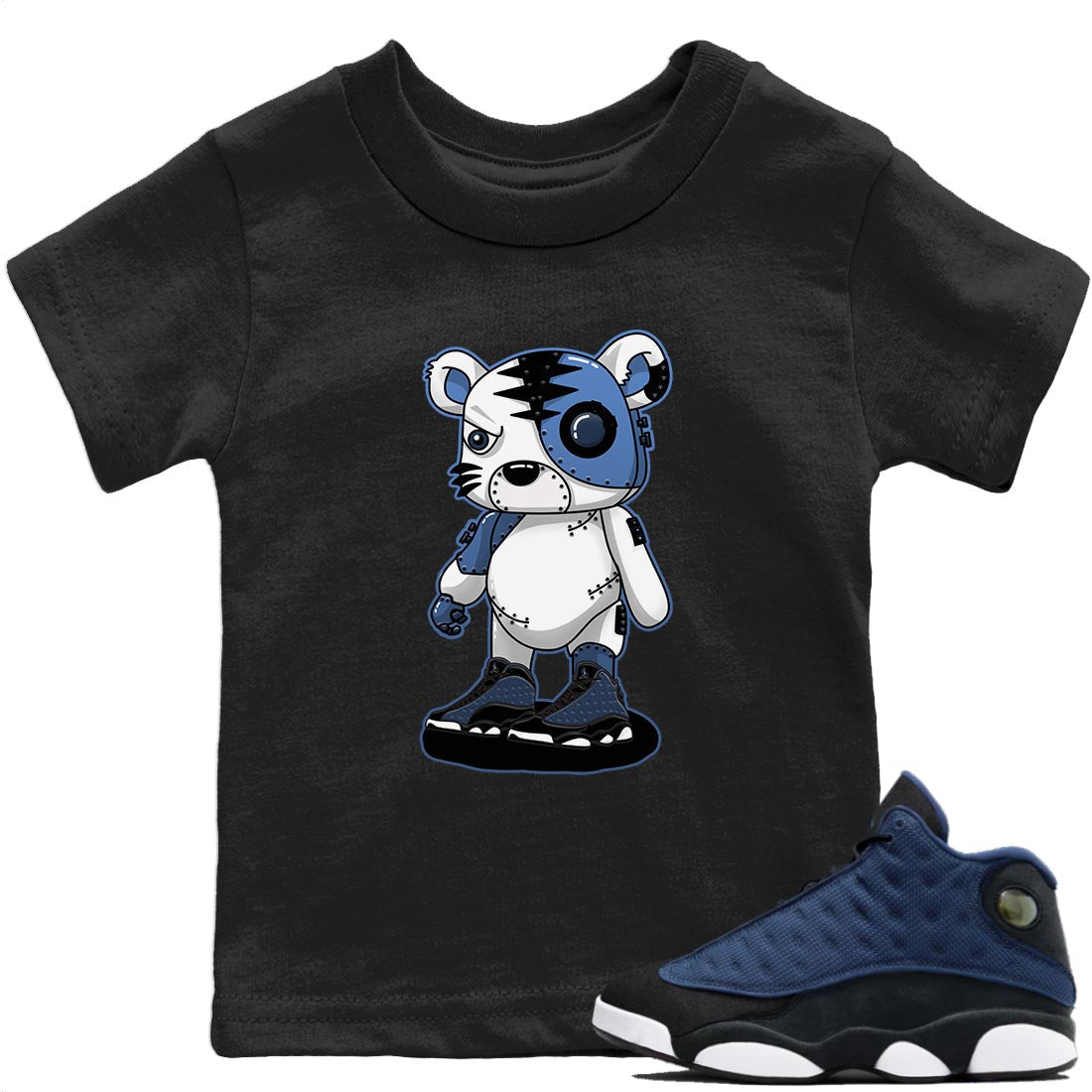 Cyborg Tiger T-Shirt – Air Jordan 13 Brave Blue Baby & Youth