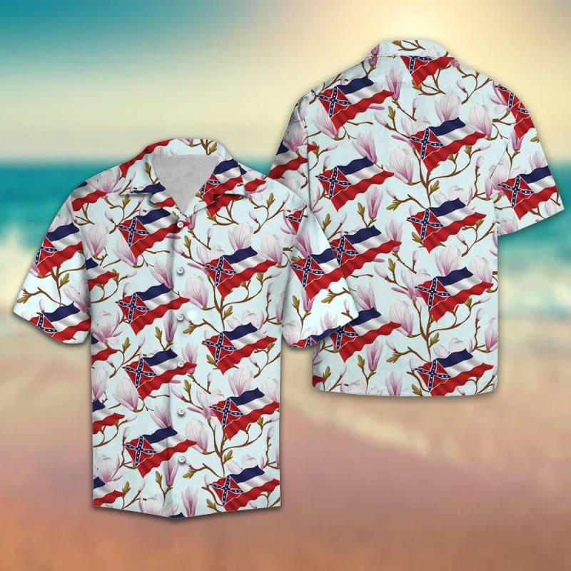 Mississippi Magnolia Hawaiian Shirt Ha85276