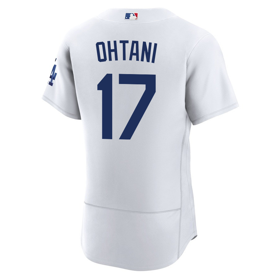 Shohei Ohtani 17 Los Angeles Dodgers Home Elite Jersey - Men White ...