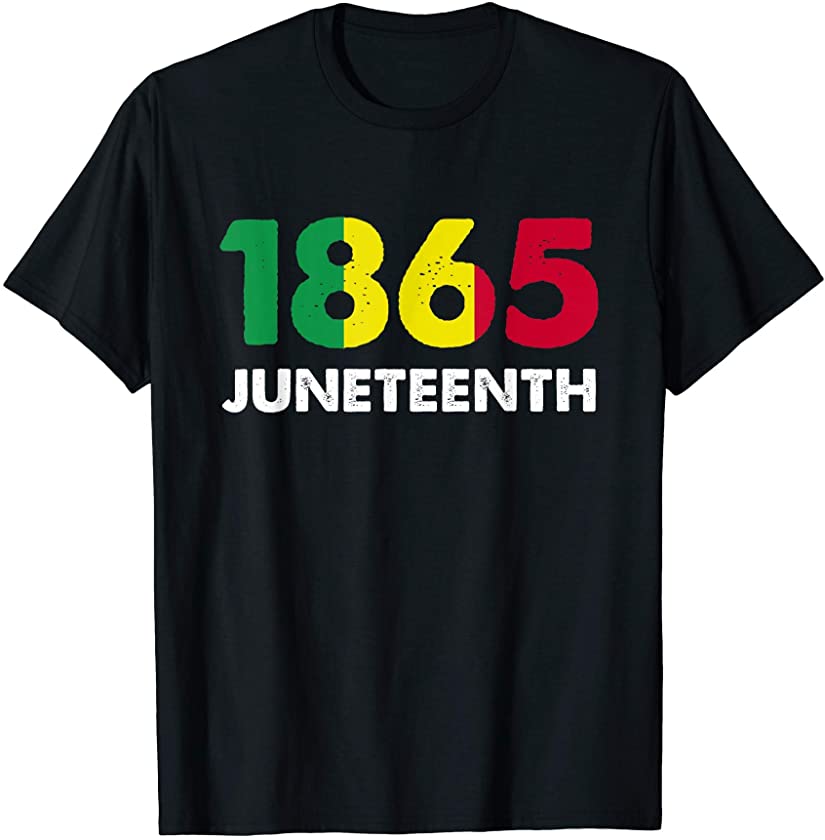 Vintage Juneteenth 1865 Dashiki African Roots American Grown T-Shirt