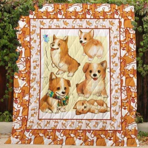 Corgi FA33 3D Customized Quilt