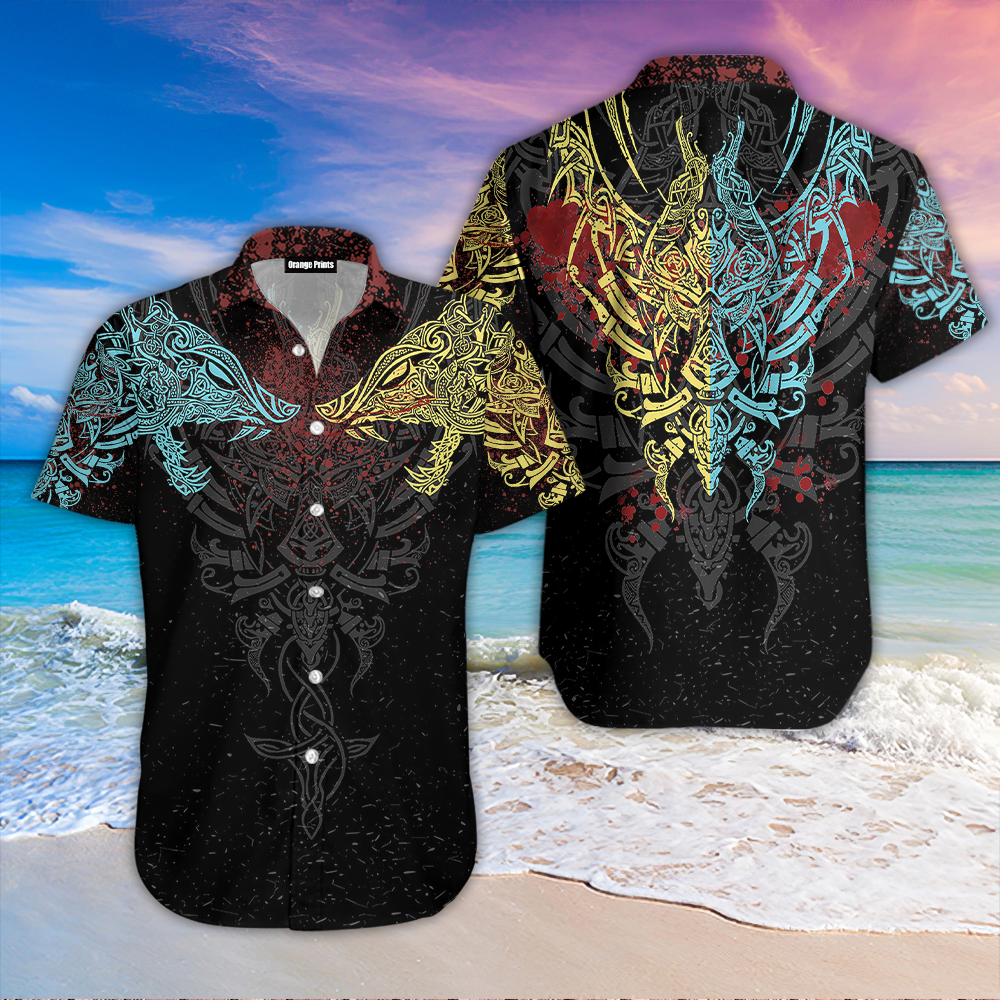 Viking Wolf Iv Hawaii Shirt For Men And Women Ha106966