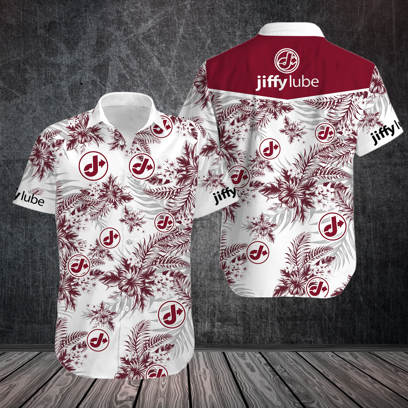 Jiffy Lube Uniform Hawaii Shirt Ha65633