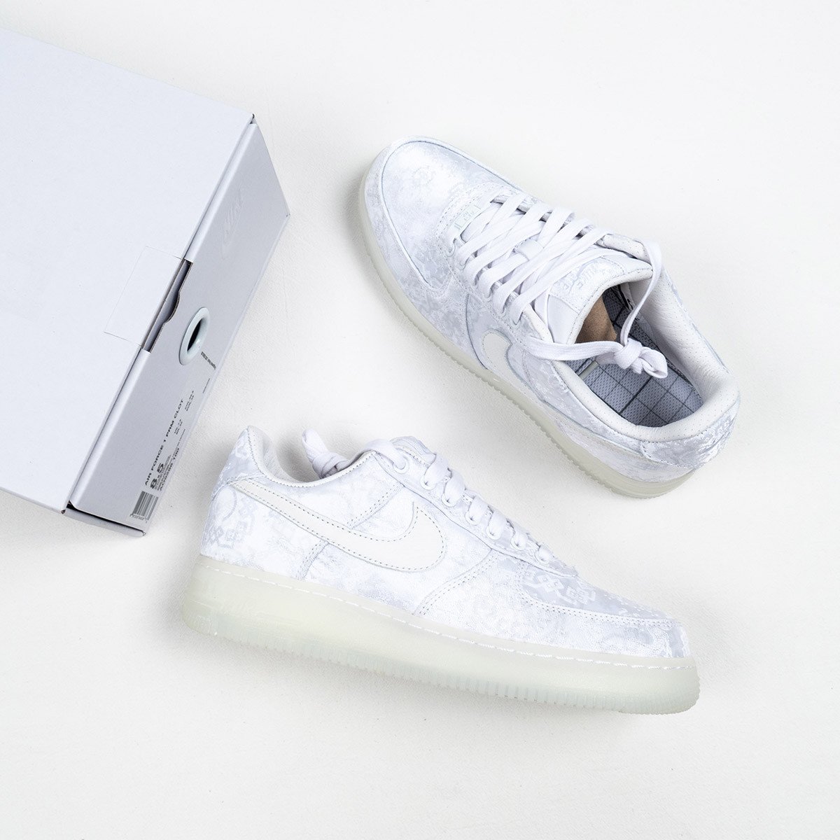 CLOT x Nike Air Force 1 Premium White AO9286-100 5341066