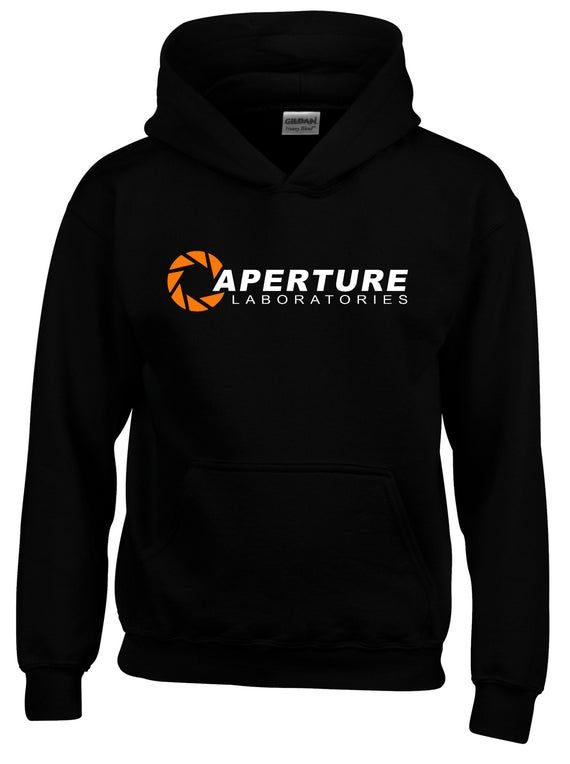 Aperture Laboratories Retro Gaming Adult Hoodie Shirt