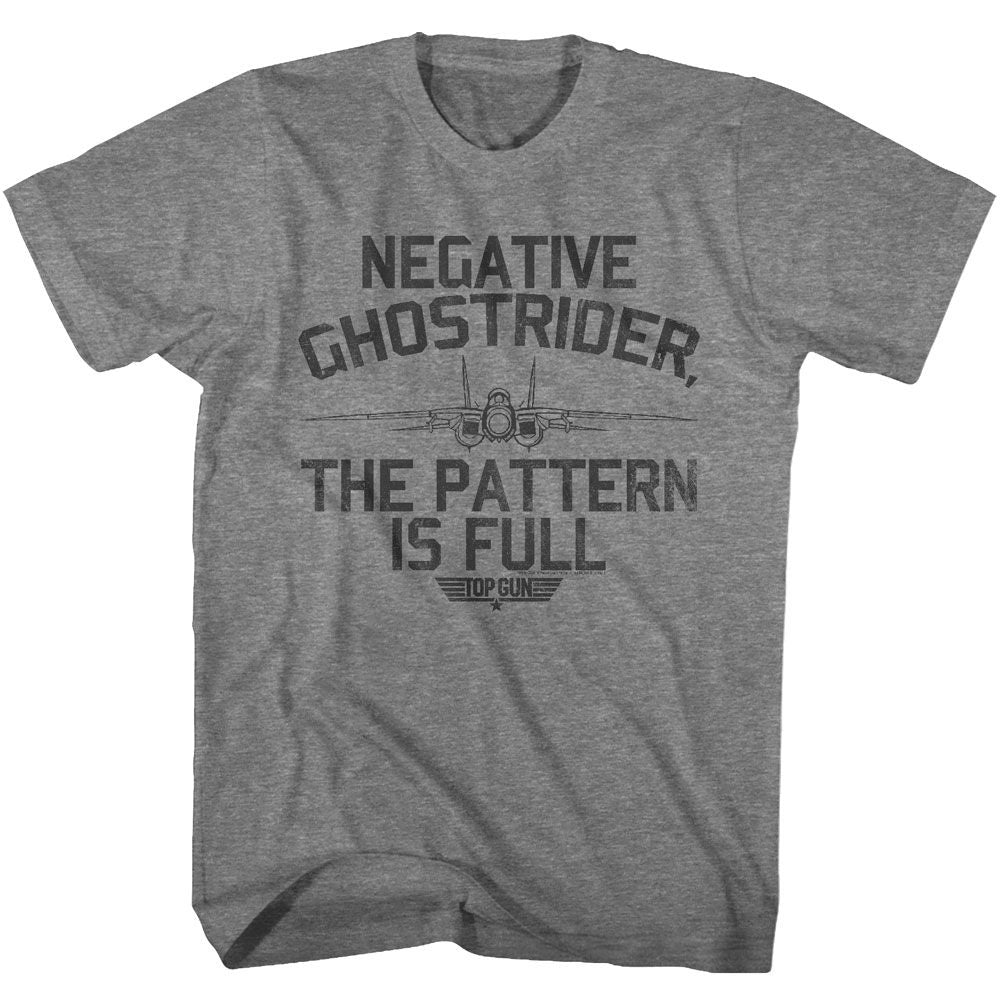 Top Gun – Negative Ghostrider | Graphite Heather S/S Adult T-Shirt