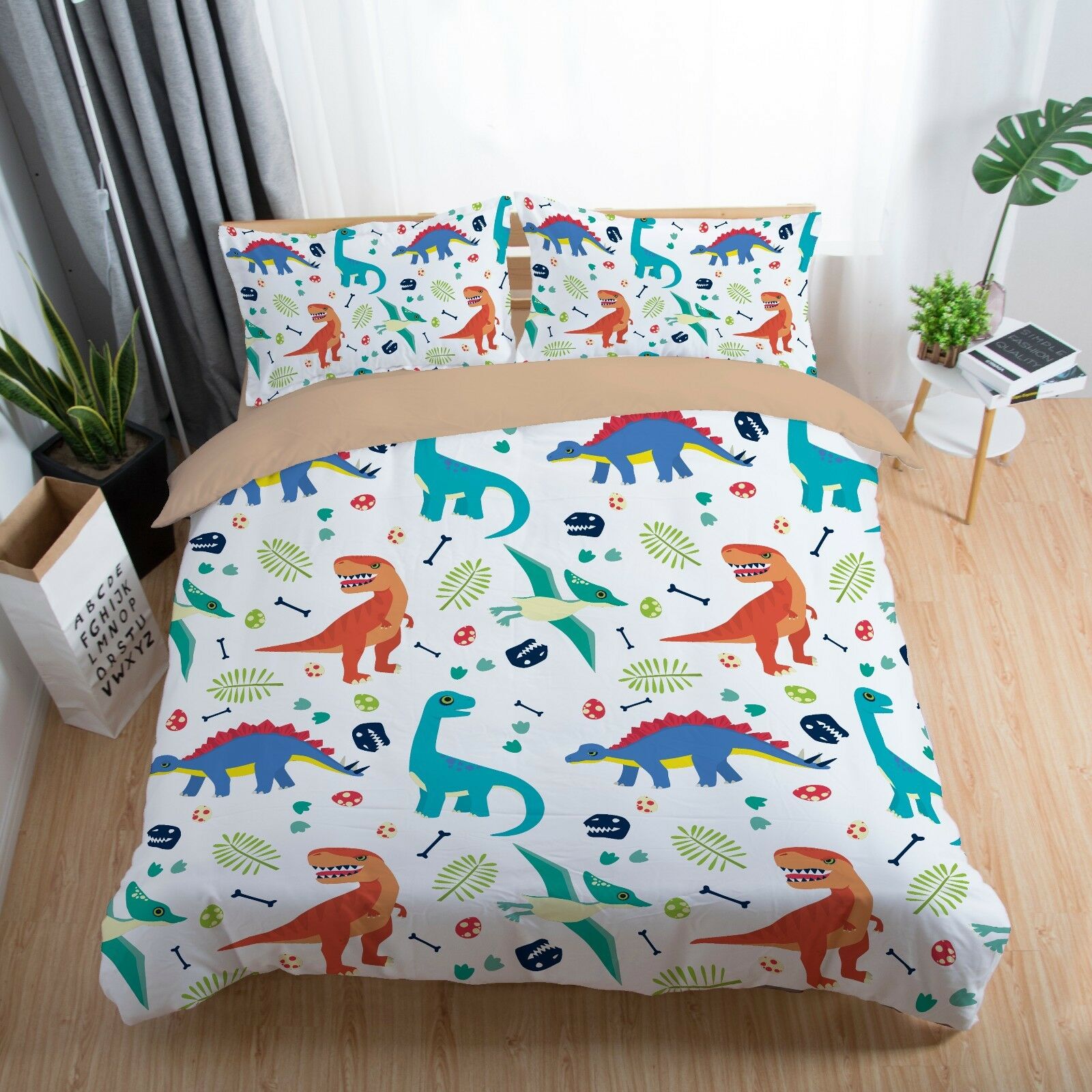 3D Kids Dinosaur Bedding Set