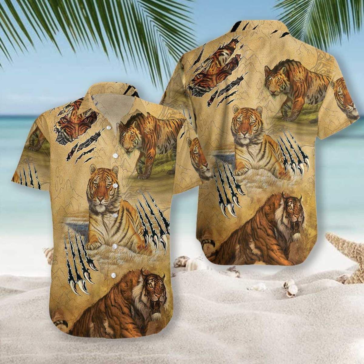 Tiger Claw Hawaii Shirt Unisex Adult Ha46078