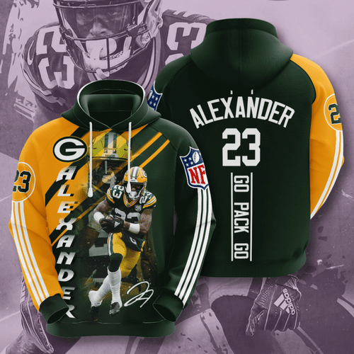 Green Bay Packers Jaire Alexander 63 Unisex 3D Hoodie Gift For Fans