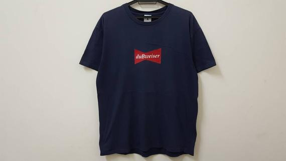 Vintage 90S Dubweiser Shirtdamon Albarn Blur Style Pop Rockstar Rare Shirt