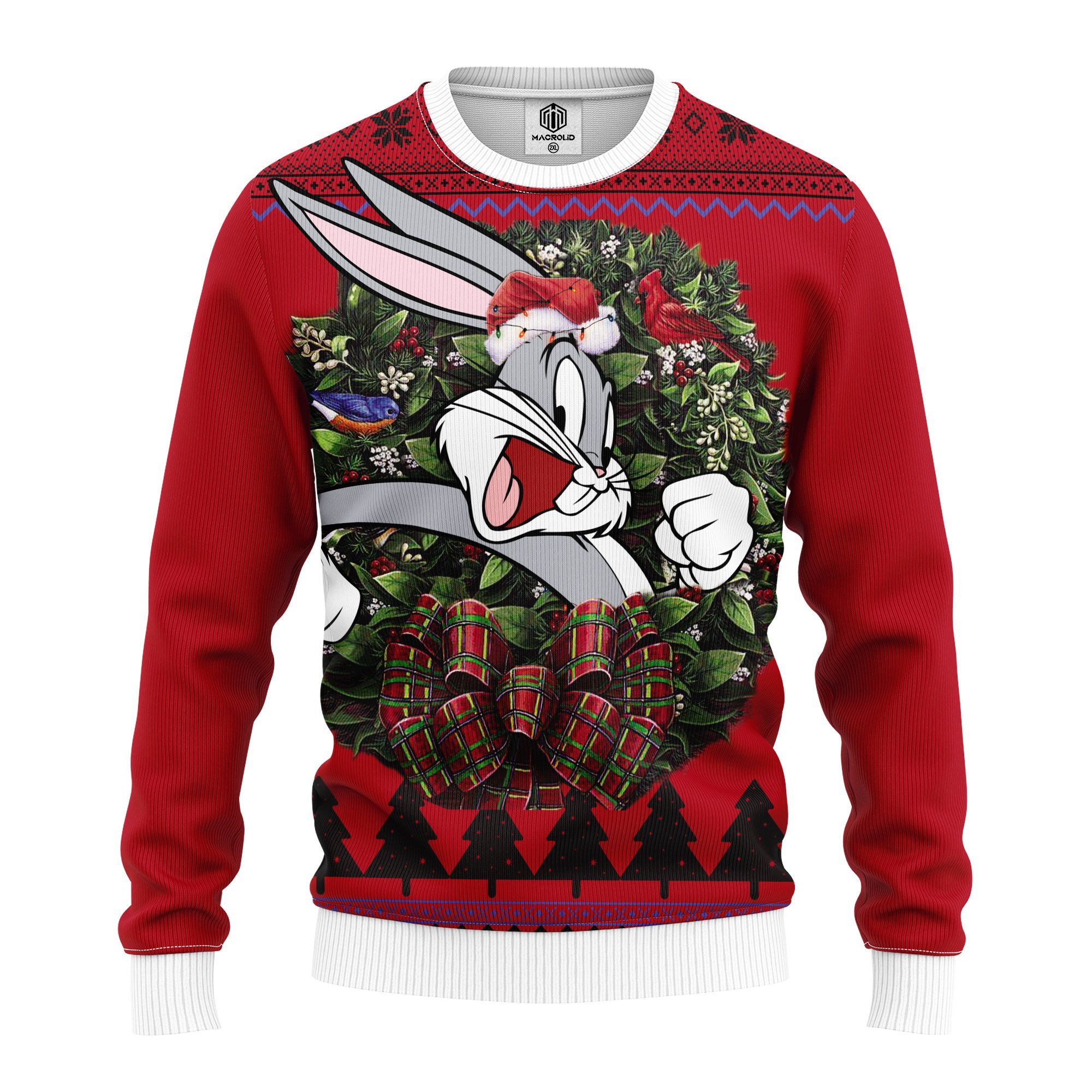 Bugs Bunny Porky Pig Daffy Duck Cartoon Mc Ugly Christmas Sweater – thanksgiving gift