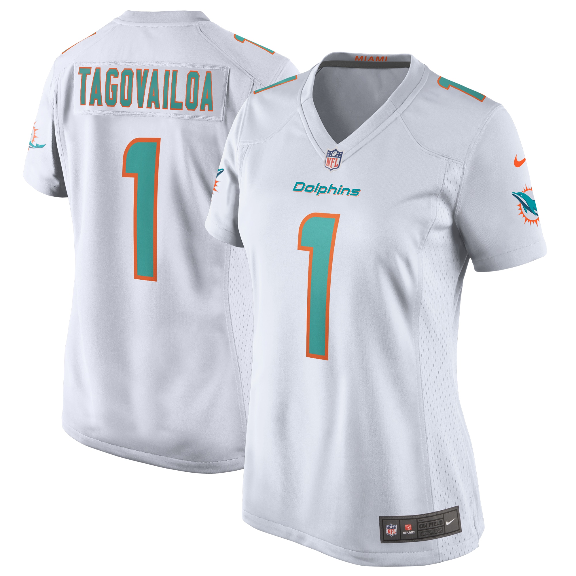 Women’s Miami Dolphins Tua Tagovailoa White Game Jersey