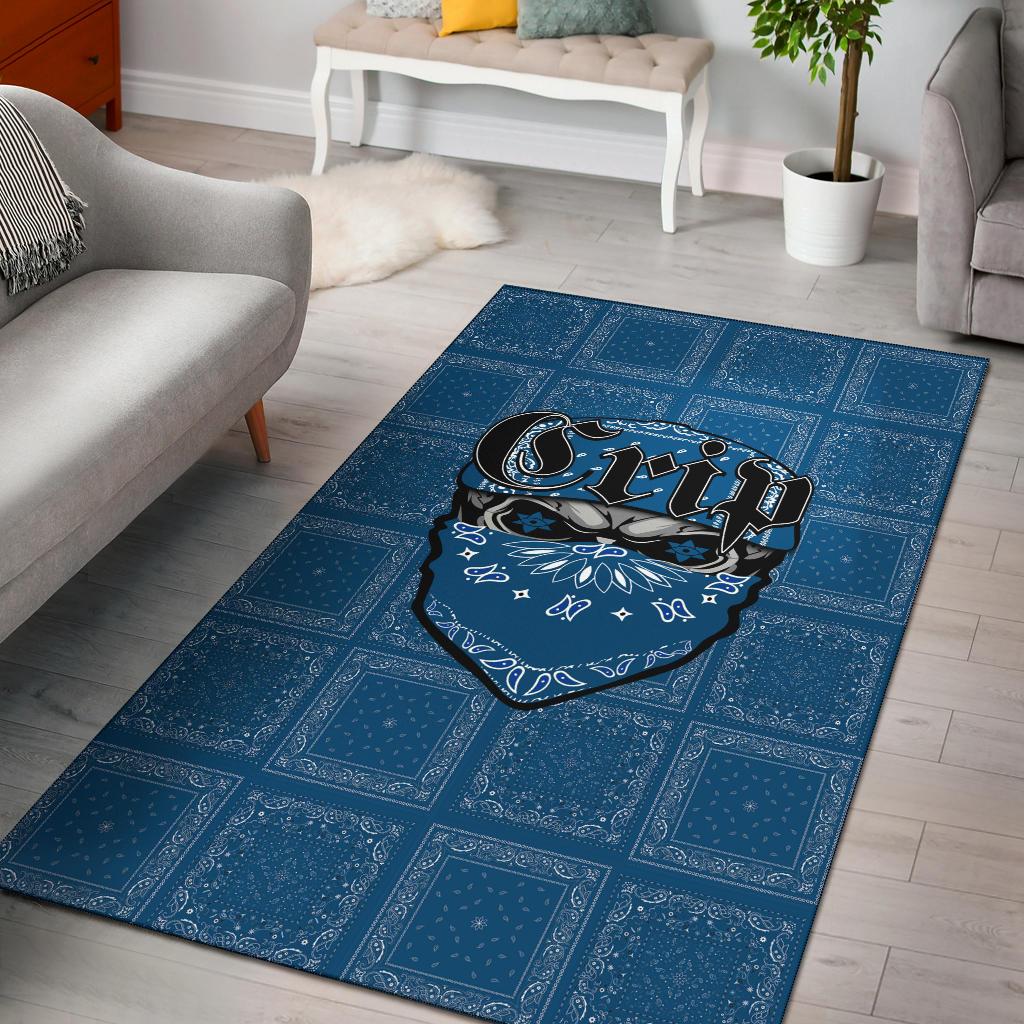 Crips Gang Area Rug – Special Skull A21