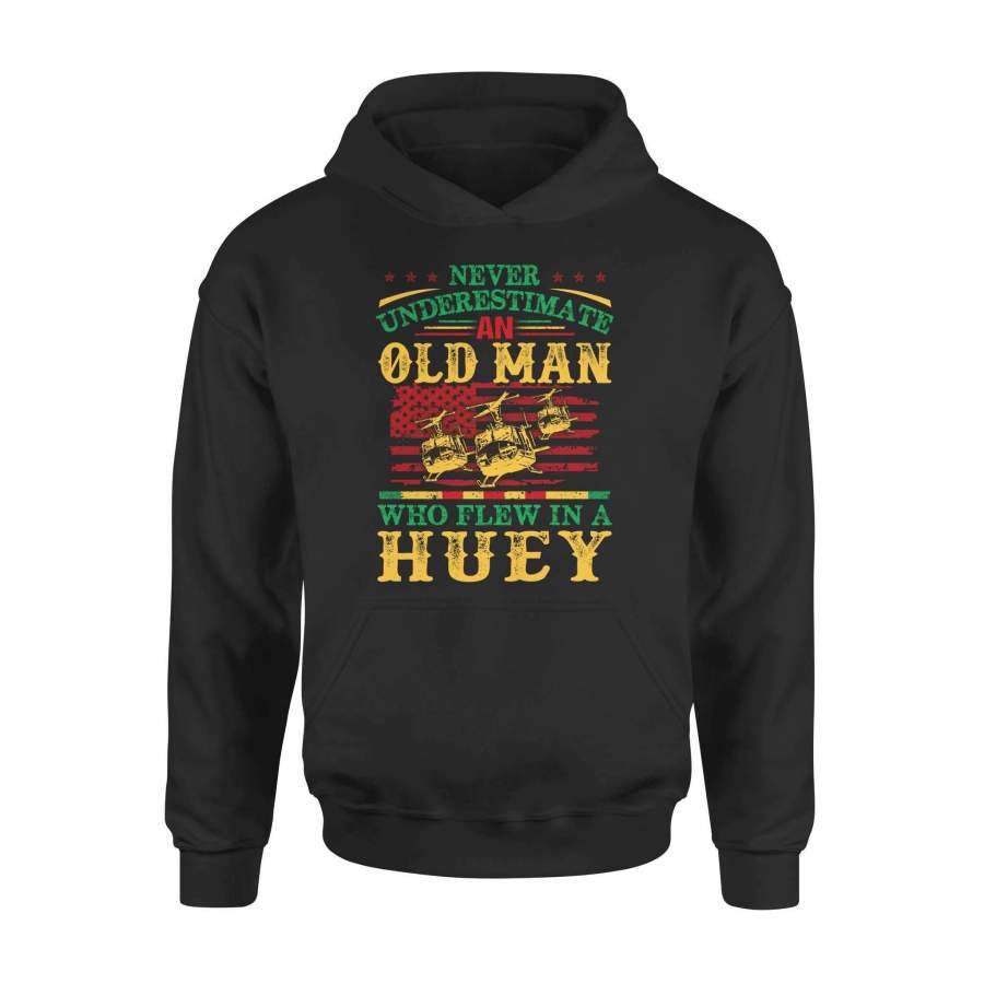 Veteran – Flew in a huey – Standard Hoodie