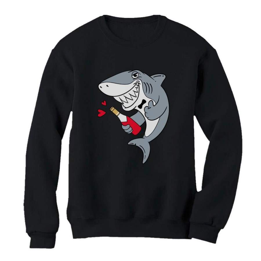 Valentine’s Day Romantic Shark Doo Doo Women Sweatshirt