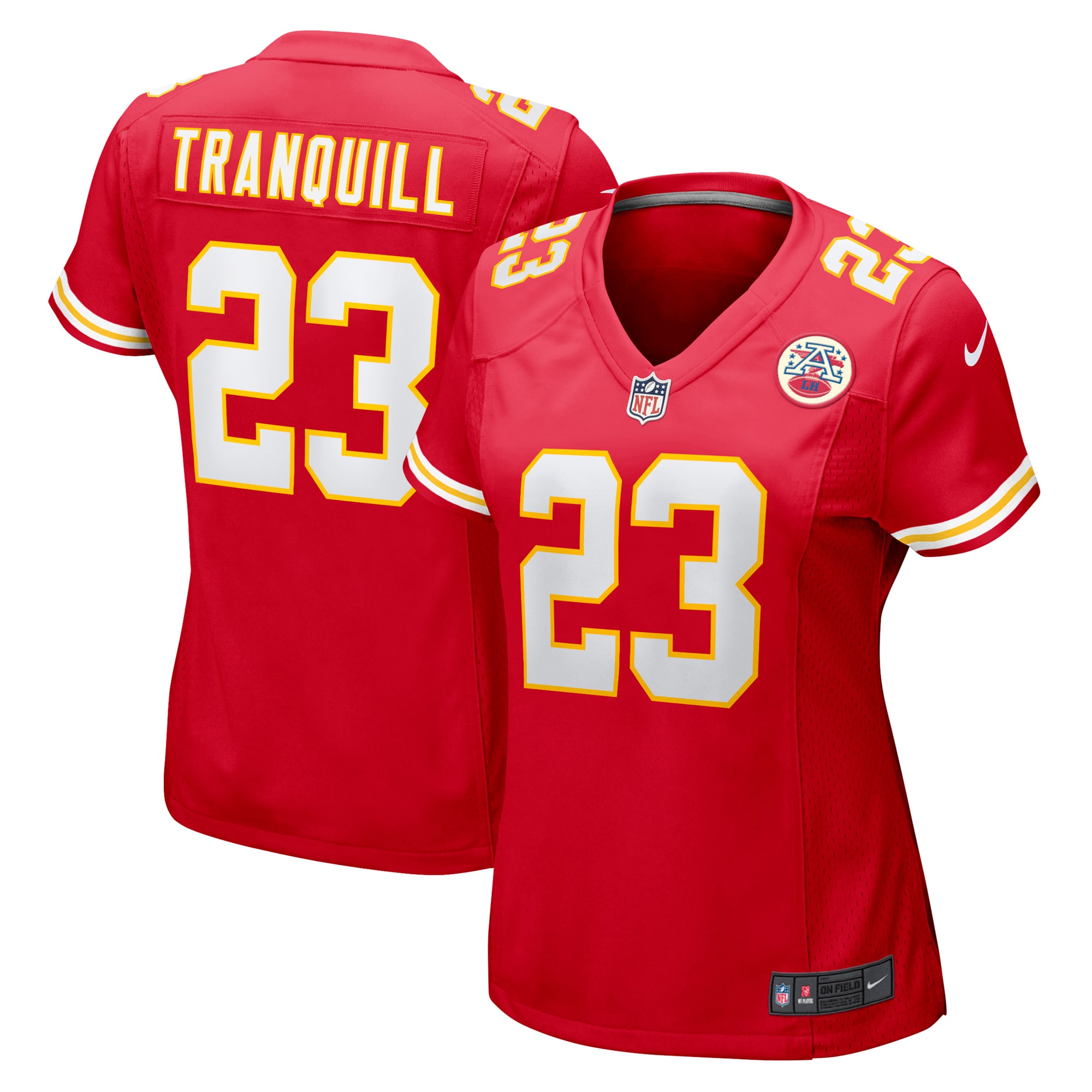 Drue Tranquill Kansas City Chiefs Women's Game Player Jersey – Red