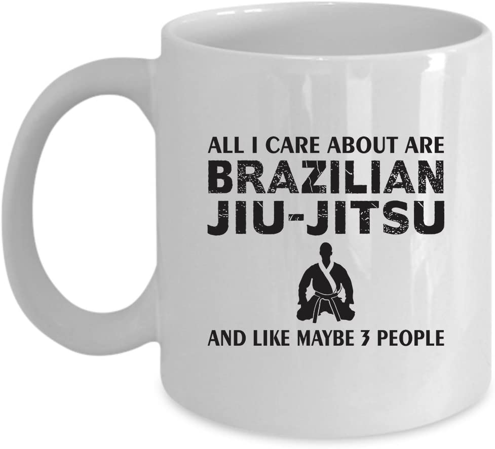 Brazilian Jiu-Jitsu Coffee Mug Perfect Gift For Your Dad, Mom, Boyfriend, Girlfriend, Or Friend –