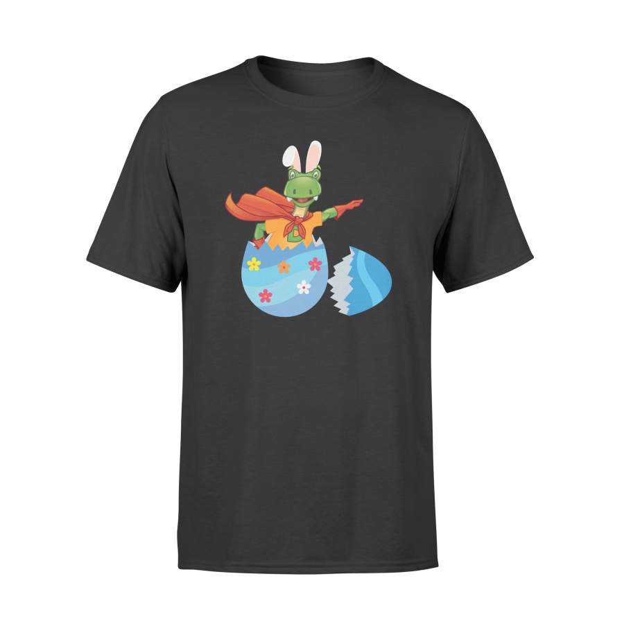 Happy Easter Egg Dino Trex T-Tex Bunny Kids T Shirt