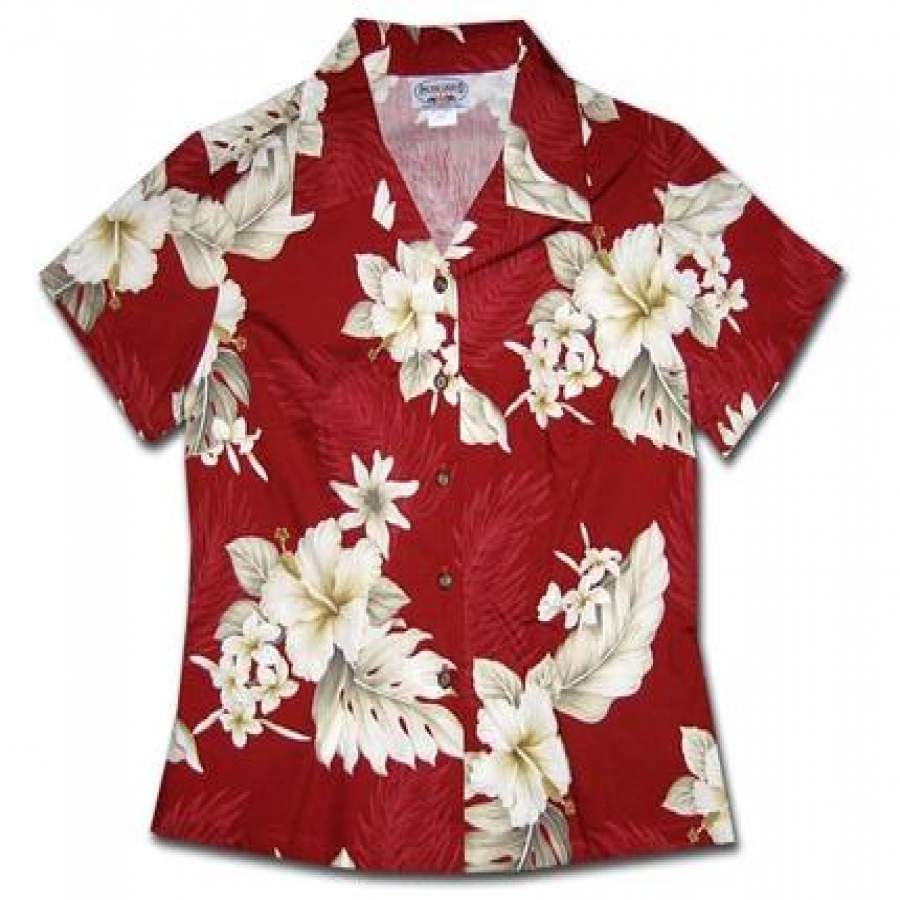 Floral Garden Fire Fitted Hawaii Shirt Ha83812