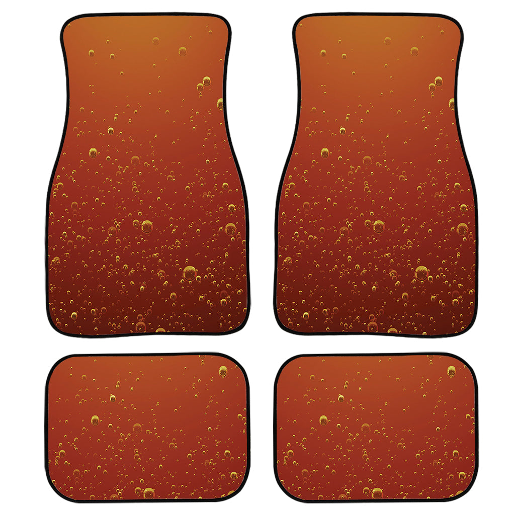 Sparkling Cola Print Front And Back Car Floor Mats, Front Car Mat