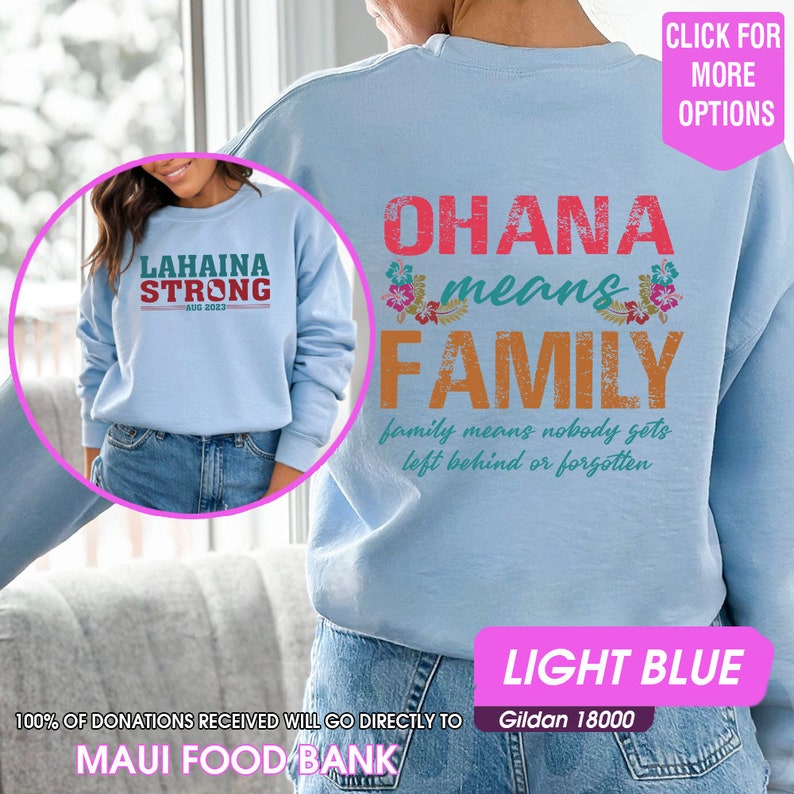 Maui Strong Sweatshirt, All Profits Will Be Donated, Maui Wildfire Relief, Support For Hawaii, Lahaina Support Sweatshirt, Lahaina Fires 2023 Sws1886