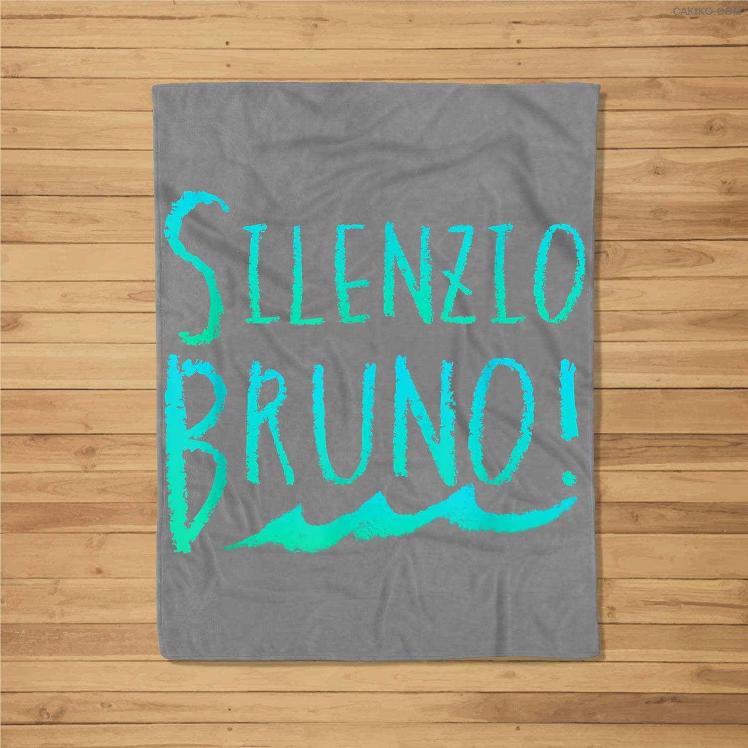 Silenzio Bruno Luca Quote Pixar’S Luca Cartoon Lovers Fleece Blanket ...