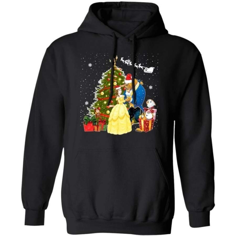 Beauty And The Beast Christmas Hoodie Lovely Gift MT11