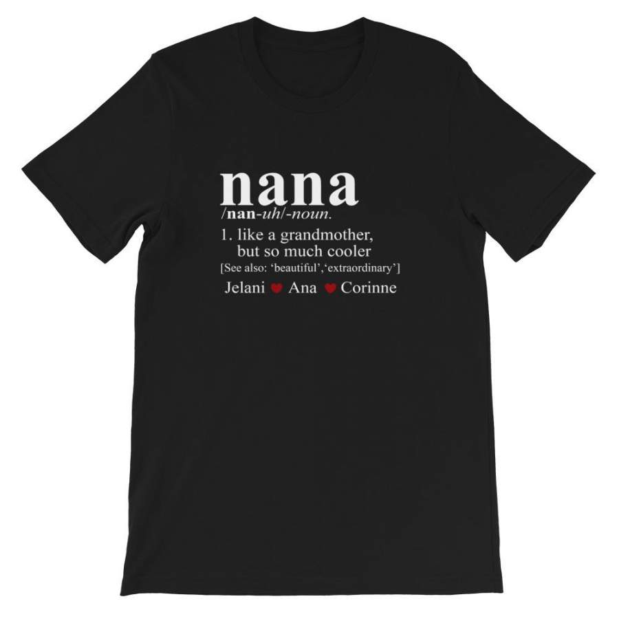 Personalized T-Shirt Nana Definition