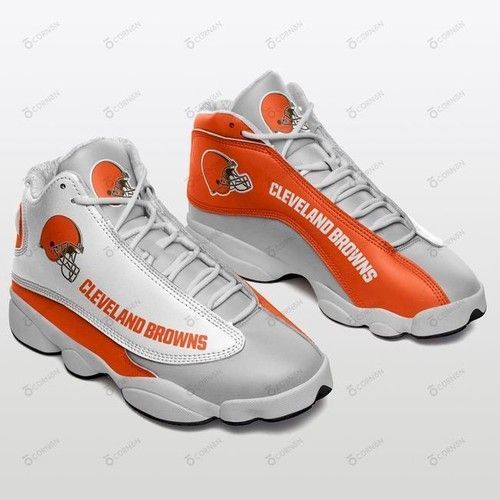 Cleveland Browns Customized Air Jordan 13 Tennis For Fan Shoes Sport Sneakers