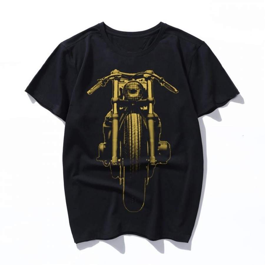 blaster cafe racer Women T-shirts artistic oil painting Harajuku aesthetic Ullzang oversized t shirt korean clothes