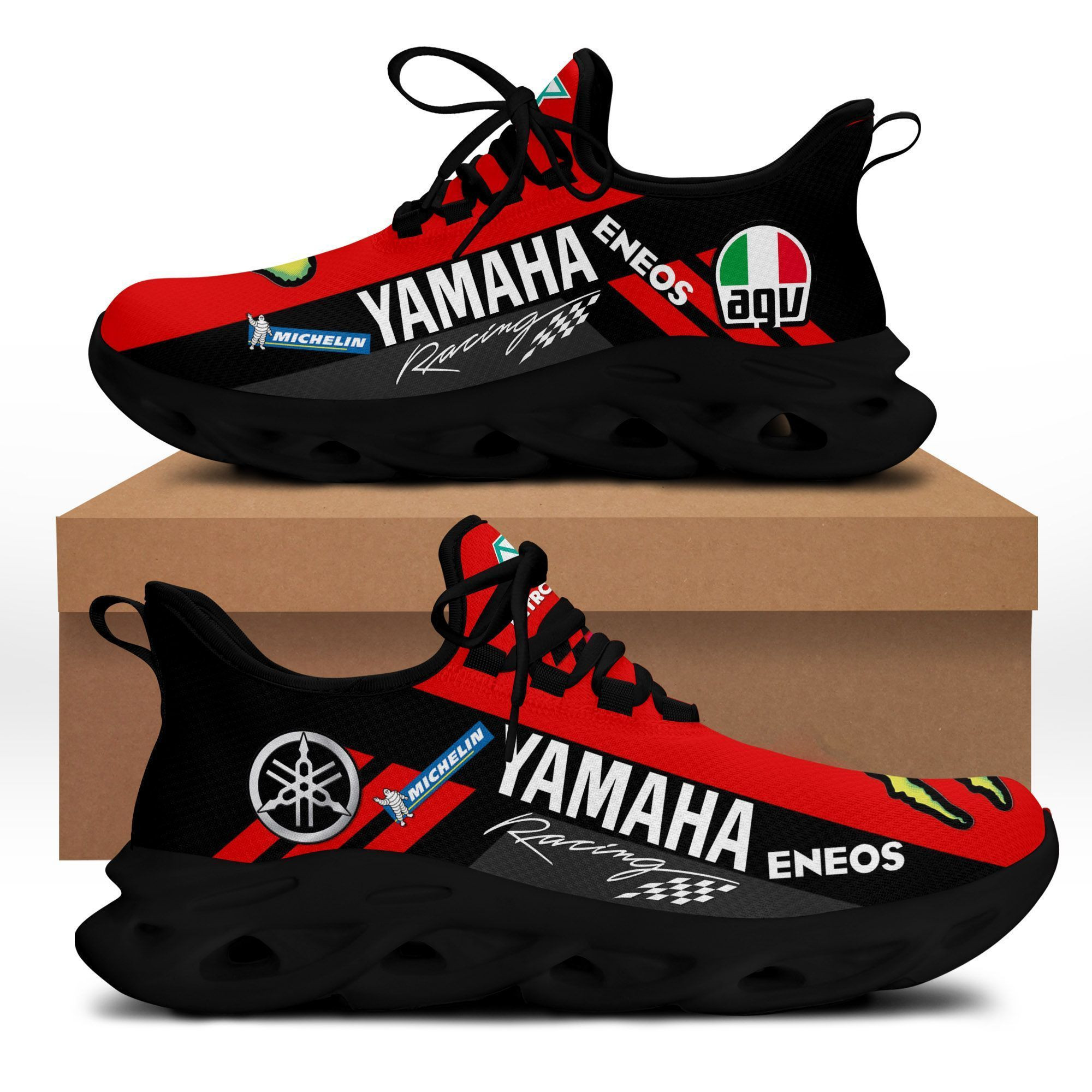 Yamaha Racing Bs Running Shoes Ver 3 (Red)