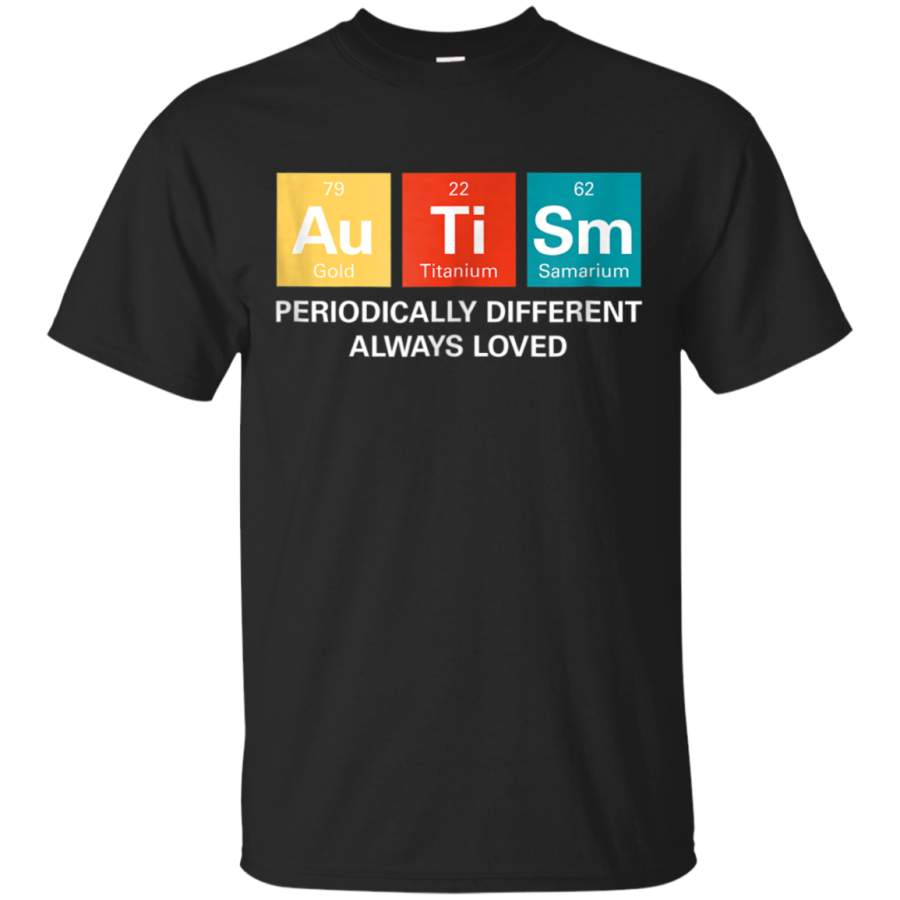 AGR Autism Awareness T-Shirt ASD Funny Disability Periodic Table