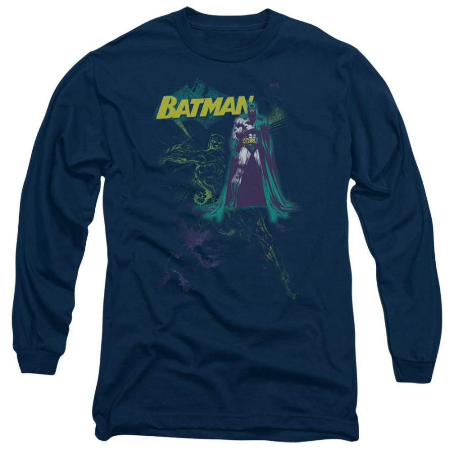 Batman – Bat Spray Long Sleeve Adult 18/1